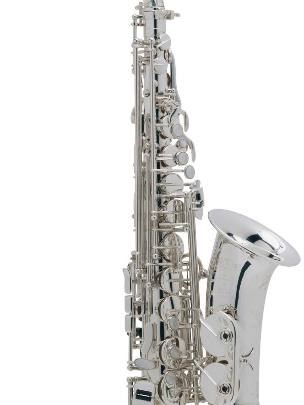 Altsaxophon Henri SELMER Paris Super Action 80 II, versilbert mit Gravur, Set