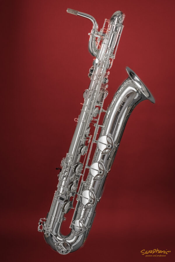 SELMER Baritonsaxophon Super Action 80 II versilbert