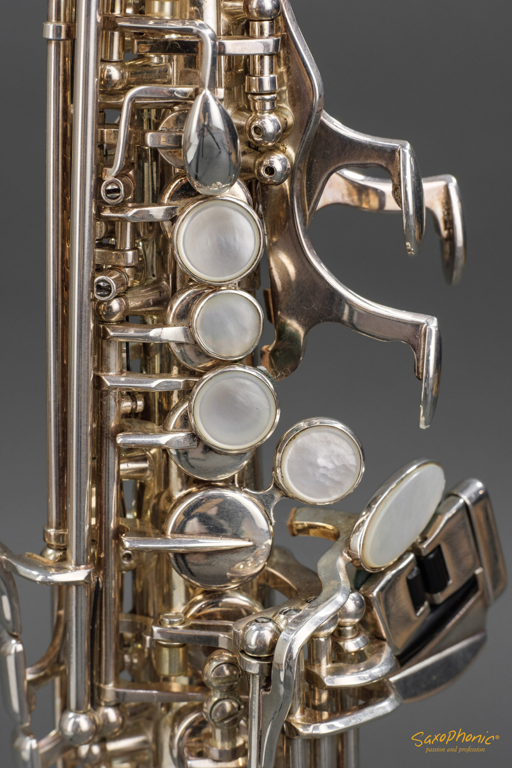 Sopranino Saxophone SELMER Paris Super Action 80 II versilbert silver-plated engraving Gravur 1st hand 1. Hand #516557