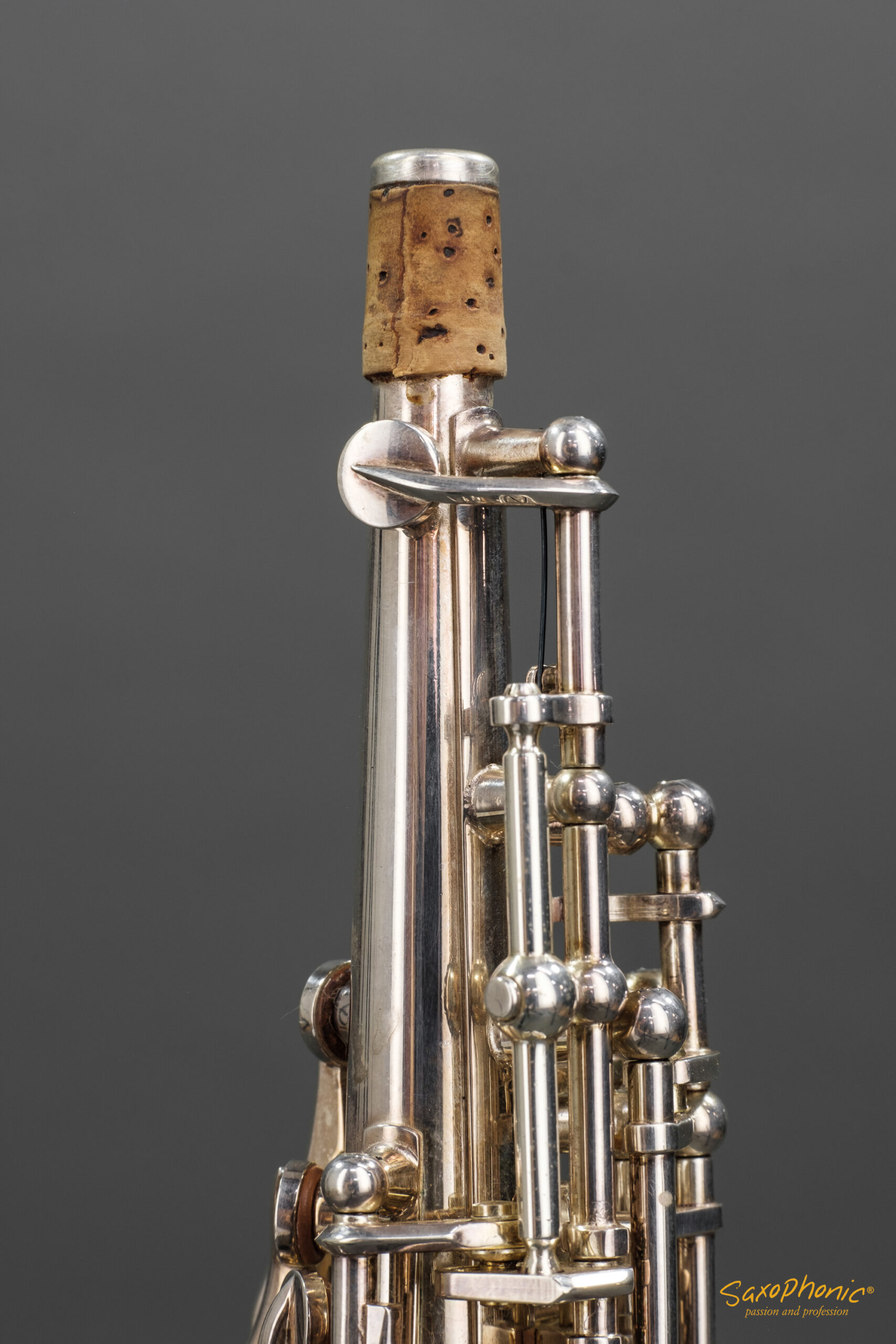 Sopranino Saxophone SELMER Paris Super Action 80 II versilbert silver-plated engraving Gravur 1st hand 1. Hand #516557