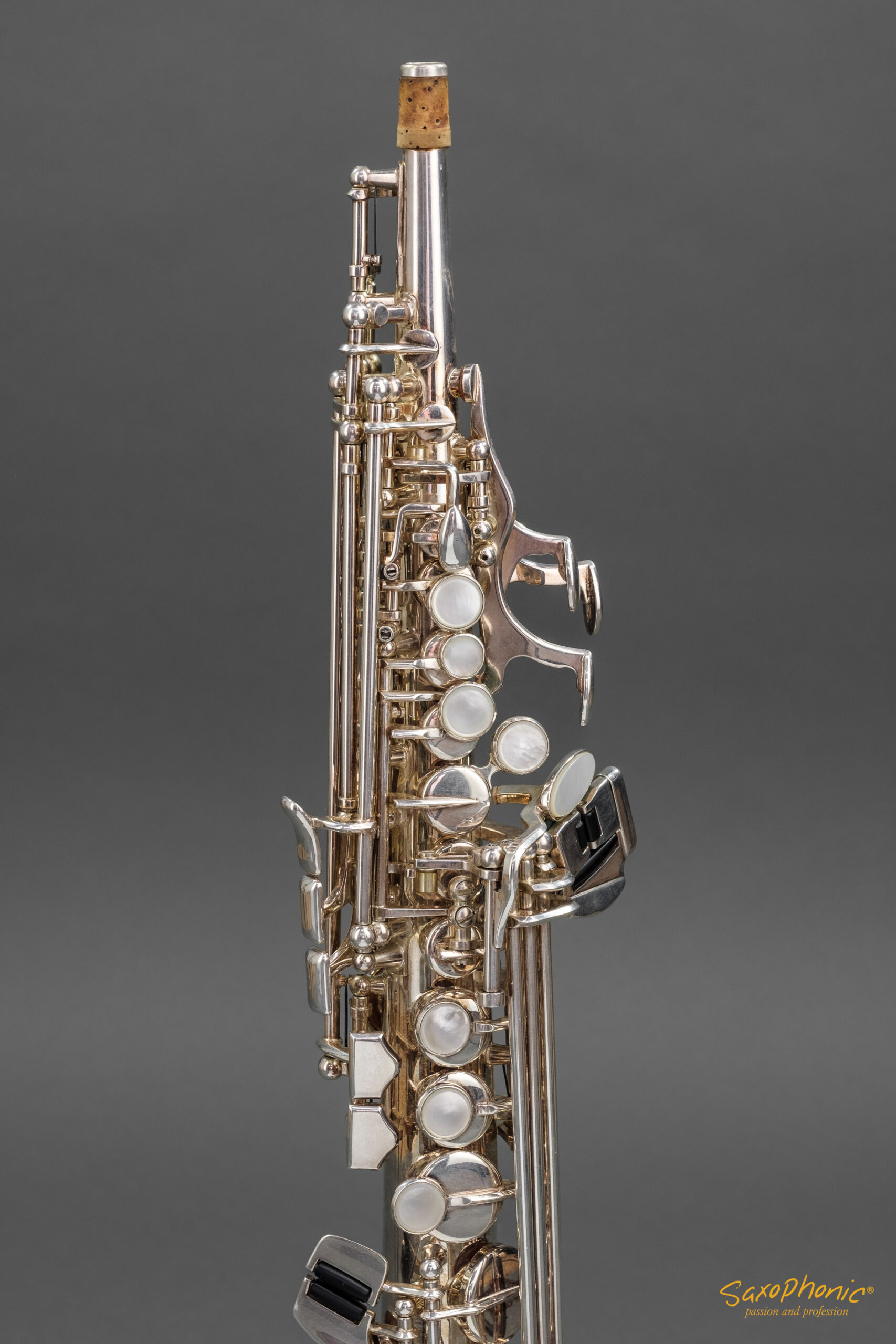 Sopranino Saxophone SELMER Paris Super Action 80 II versilbert silver-plated engraving Gravur 1st hand 1. Hand #516557