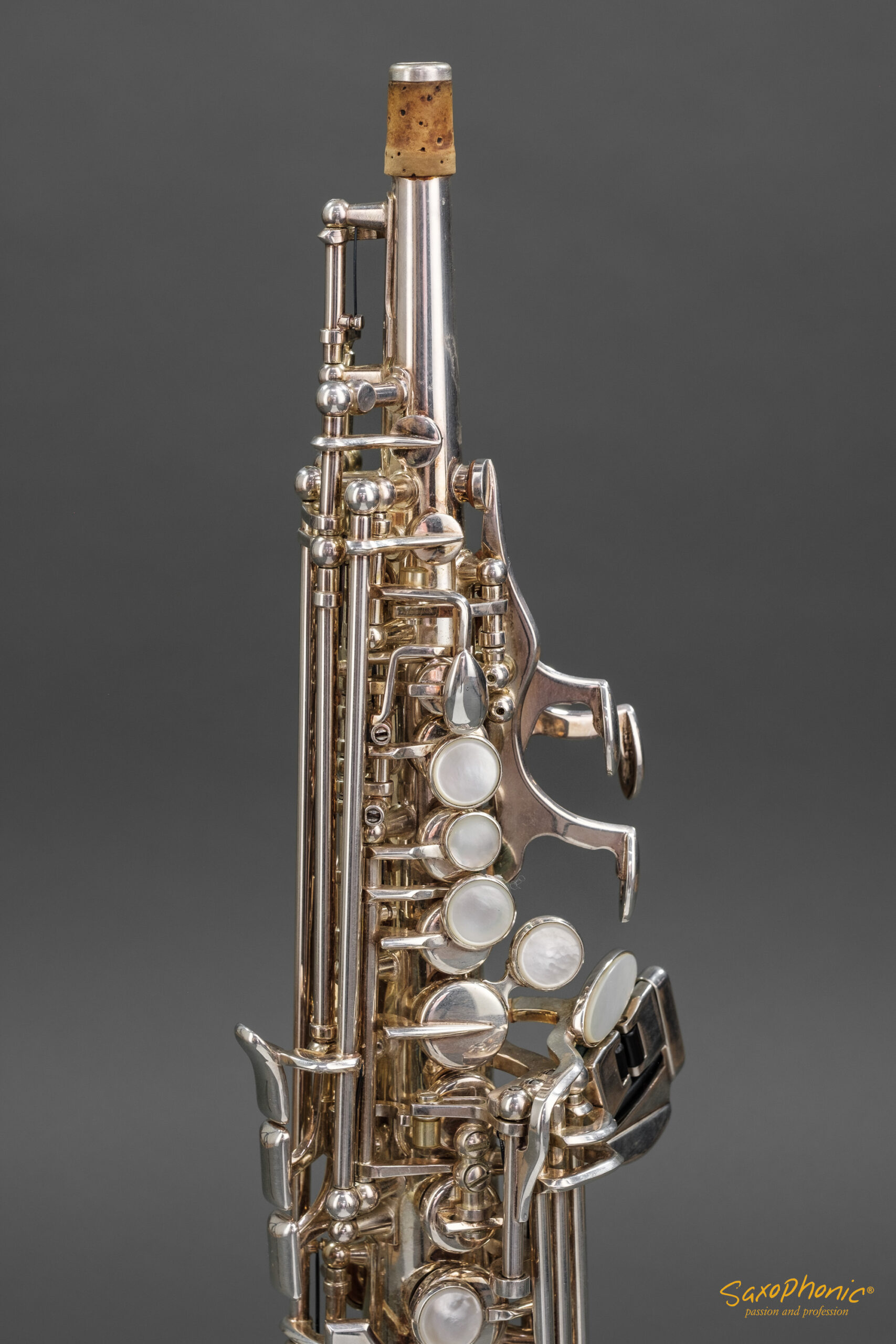 Sopranino Saxophone SELMER Paris Super Action 80 II versilbert silver-plated engraving Gravur 1st hand 1. Hand #516557