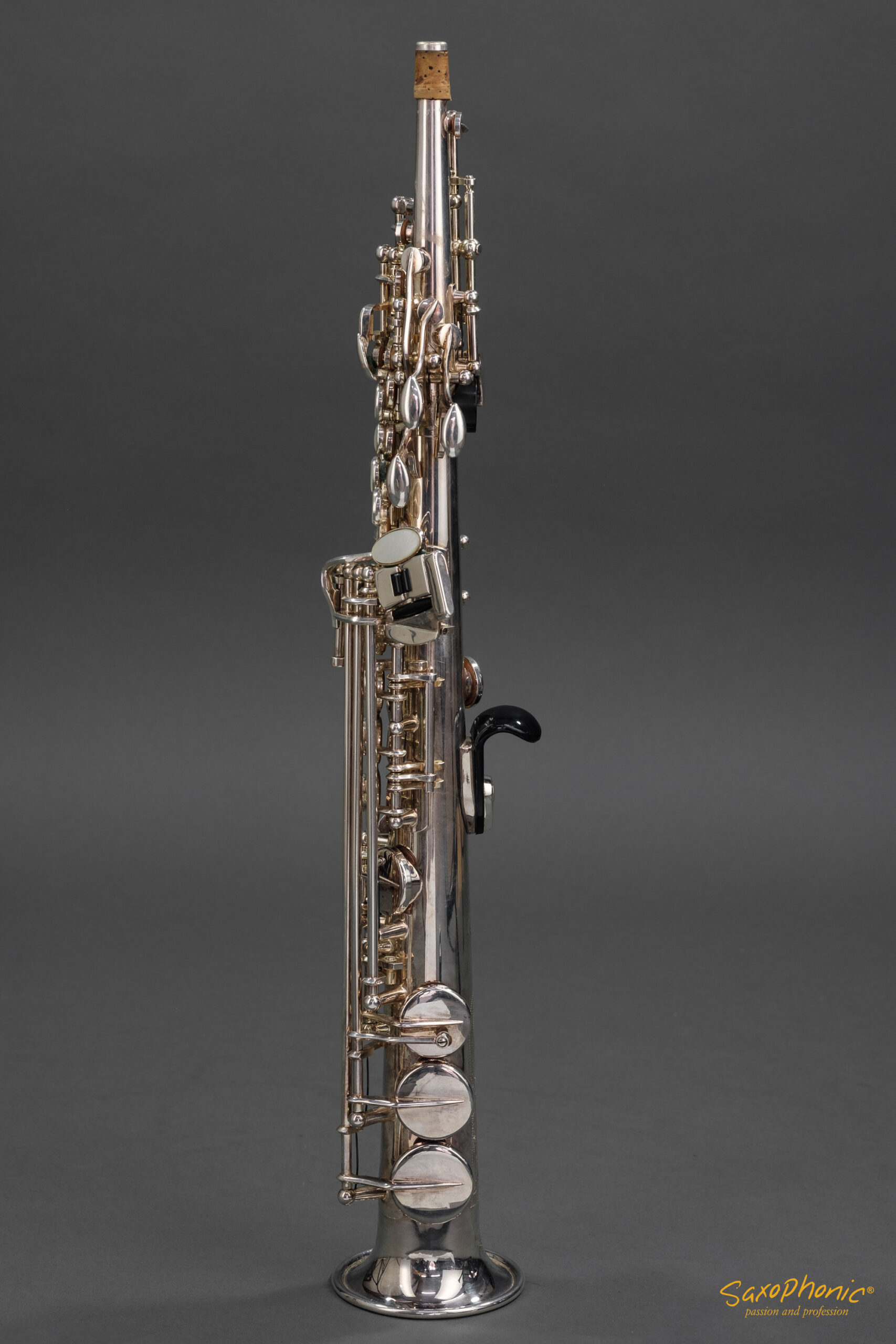 Sopranino Saxophone SELMER Paris Super Action 80 II versilbert silver-plated engraving Gravur 1st hand 1. Hand #516557