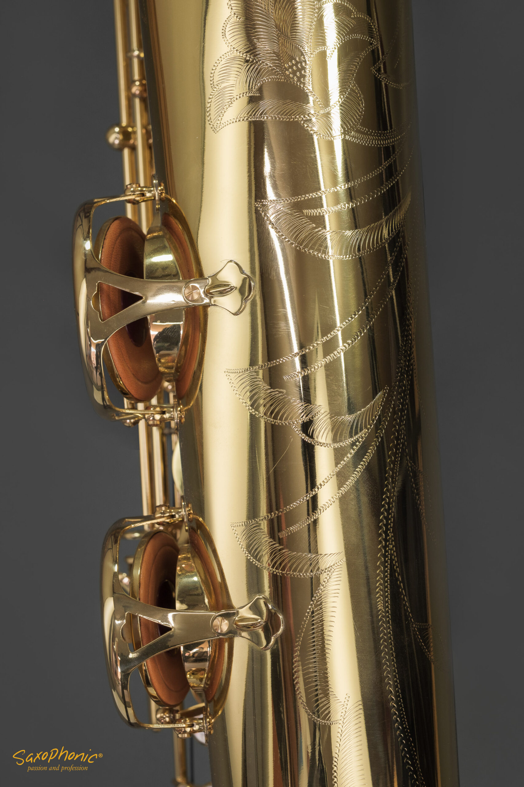 **Gerade verkauft** Gebrauchtes Baritonsaxophon YANAGISAWA B-880, #00150550, aus erster Hand