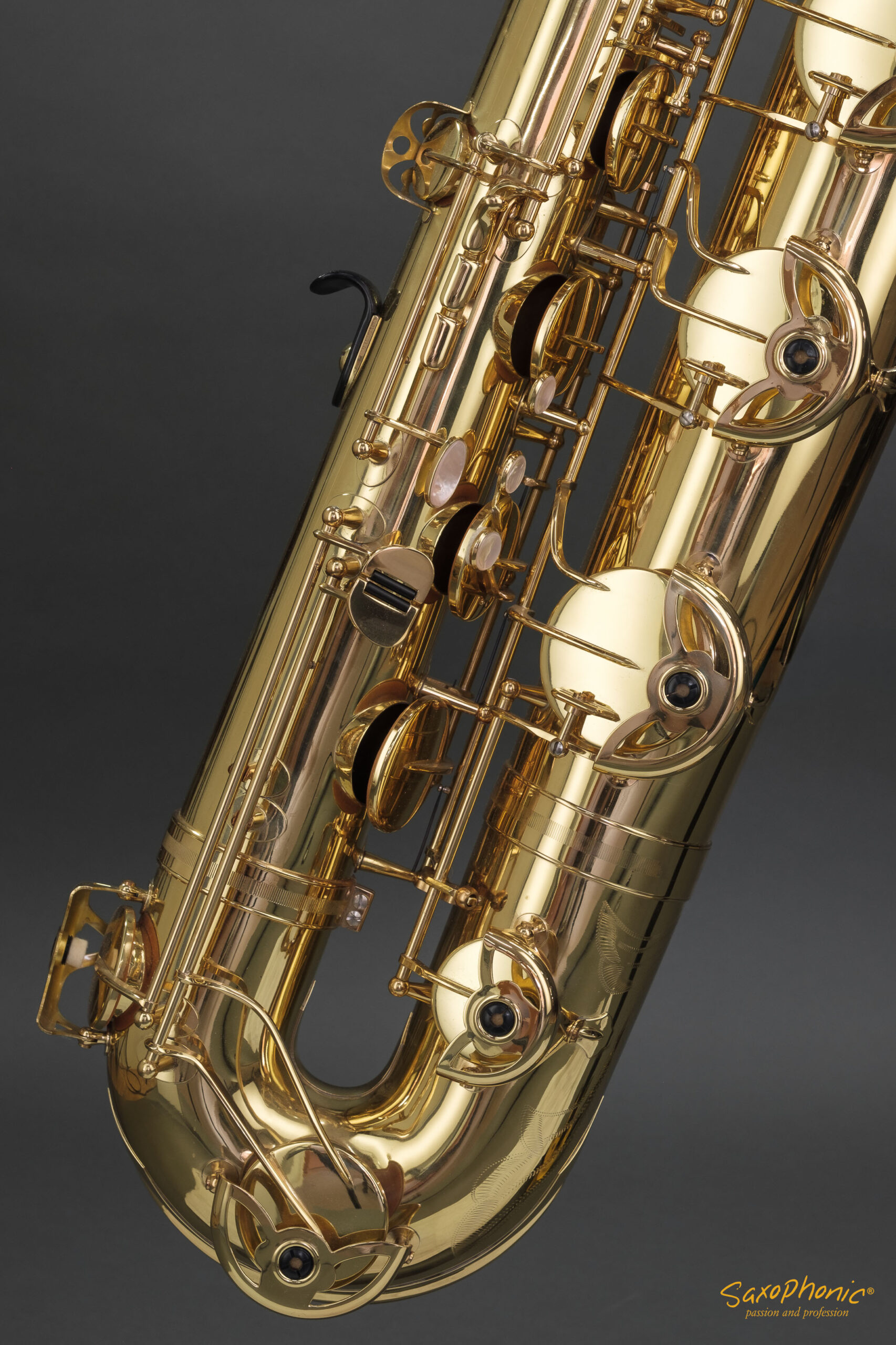 **Gerade verkauft** Gebrauchtes Baritonsaxophon YANAGISAWA B-880, #00150550, aus erster Hand