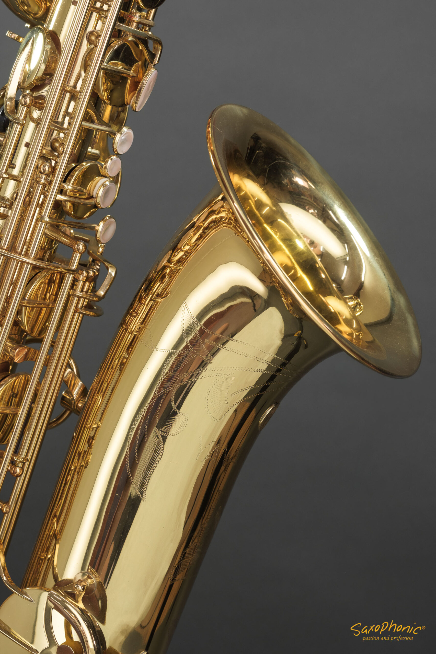 **Gerade verkauft** Gebrauchtes Baritonsaxophon YANAGISAWA B-880, #00150550, aus erster Hand