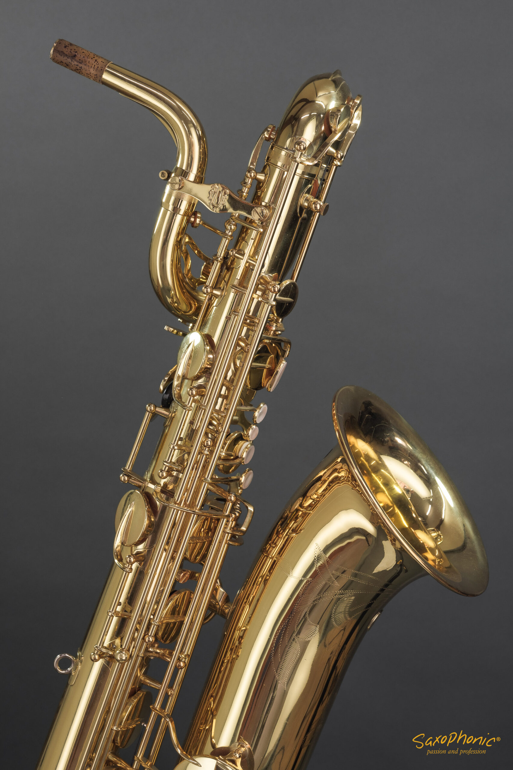 **Gerade verkauft** Gebrauchtes Baritonsaxophon YANAGISAWA B-880, #00150550, aus erster Hand