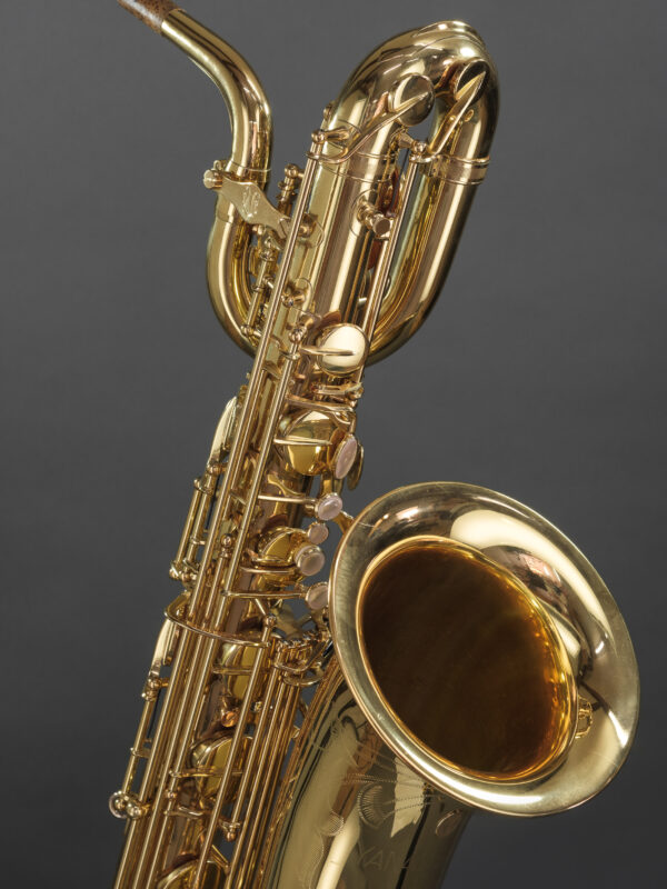**Gerade verkauft** Gebrauchtes Baritonsaxophon YANAGISAWA B-880, #00150550, aus erster Hand