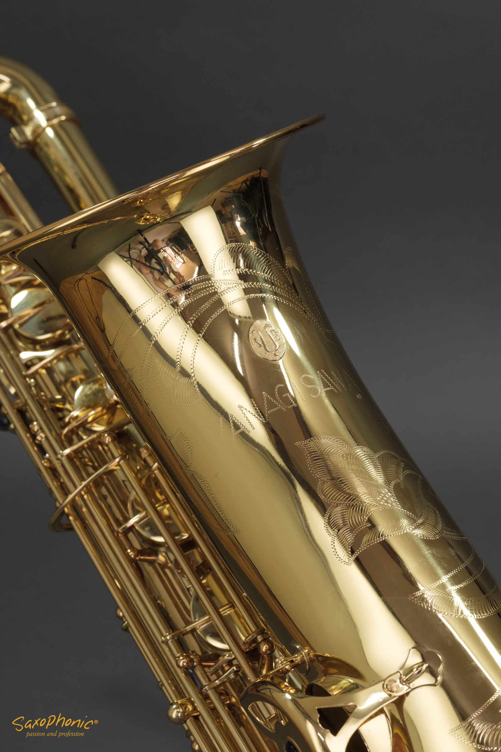 **Gerade verkauft** Gebrauchtes Baritonsaxophon YANAGISAWA B-880, #00150550, aus erster Hand