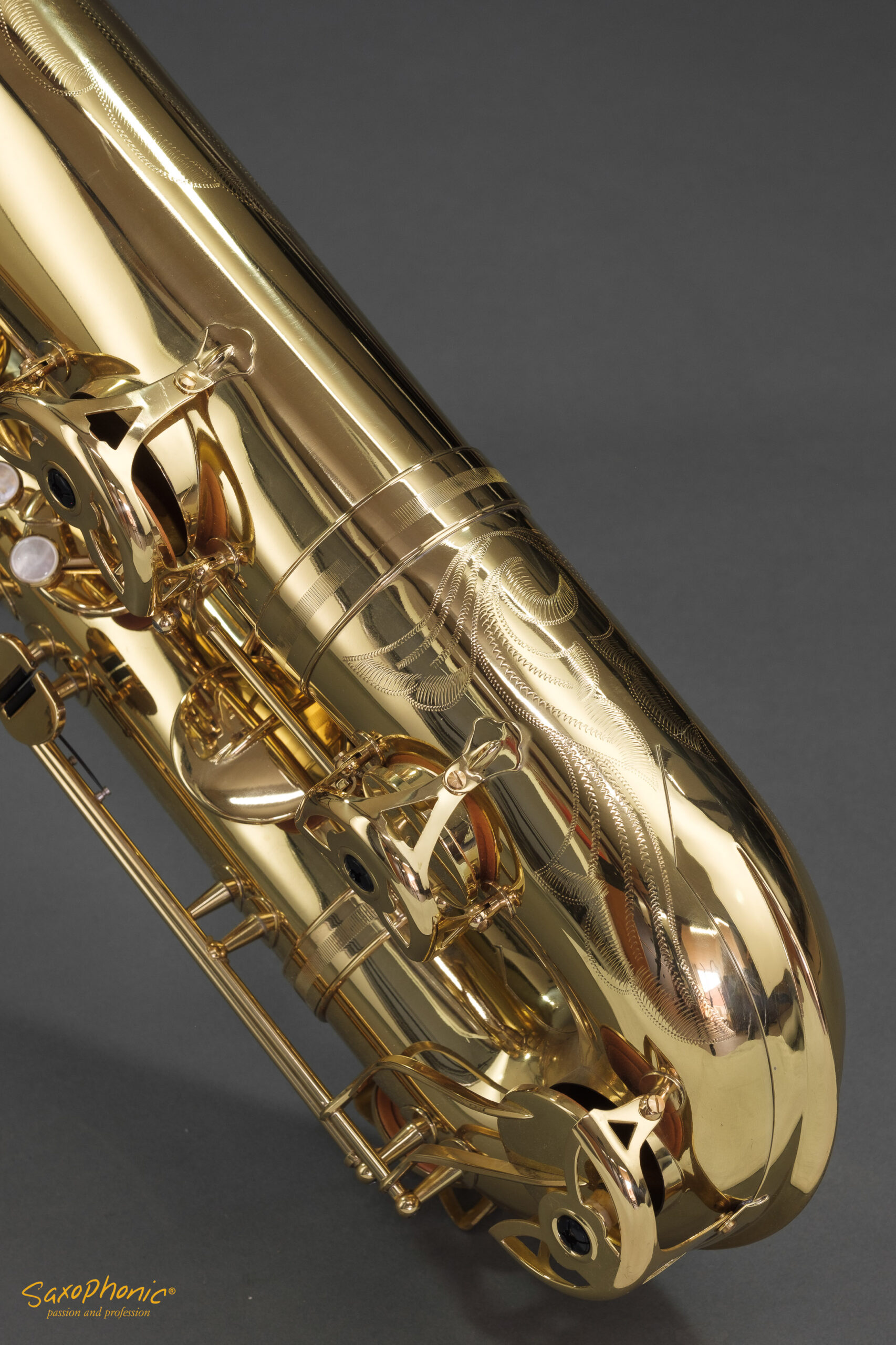 **Gerade verkauft** Gebrauchtes Baritonsaxophon YANAGISAWA B-880, #00150550, aus erster Hand
