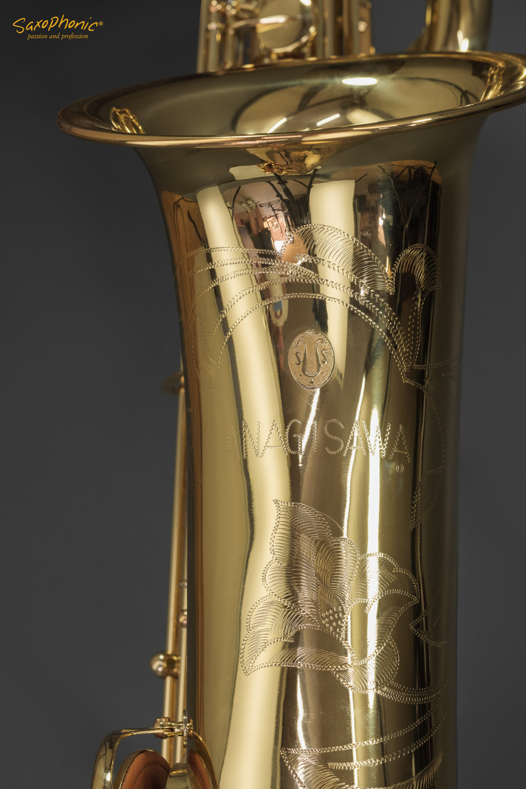 **Gerade verkauft** Gebrauchtes Baritonsaxophon YANAGISAWA B-880, #00150550, aus erster Hand