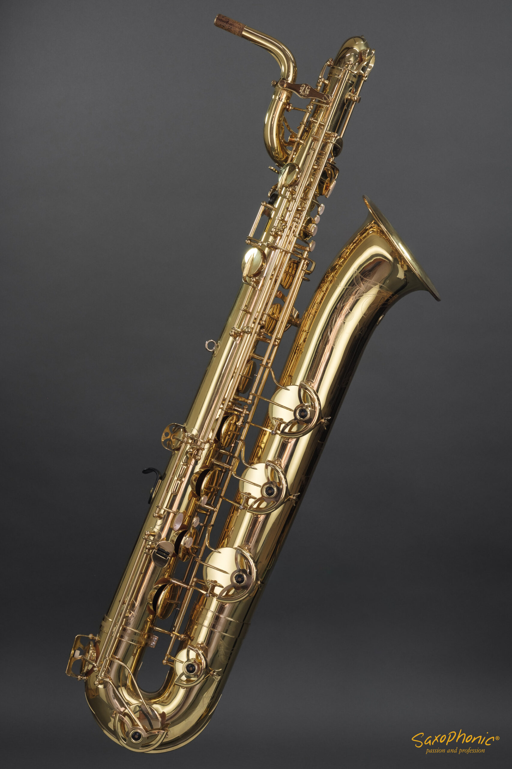**Gerade verkauft** Gebrauchtes Baritonsaxophon YANAGISAWA B-880, #00150550, aus erster Hand